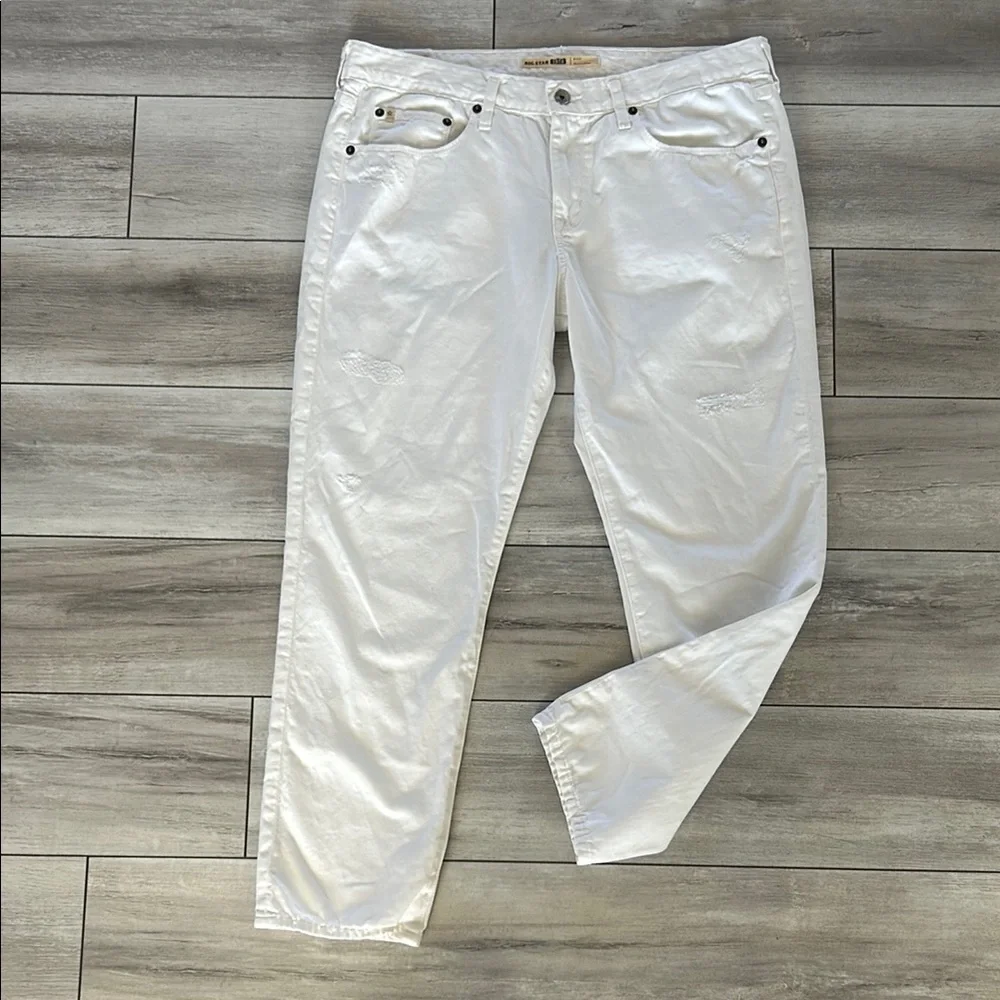 Big Star Billie Slouchy Skinny jeans in white size 31
